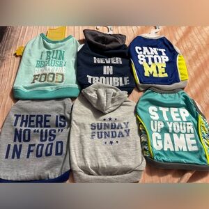 Bundle of Top Paw Apparel For Dogs -SMALL 6 pieces